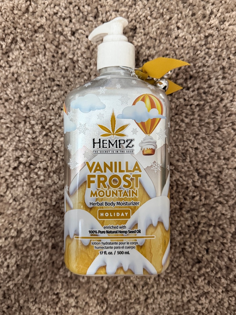 Hempz Vanilla Frost Mountain Herbal Body Moisturizer